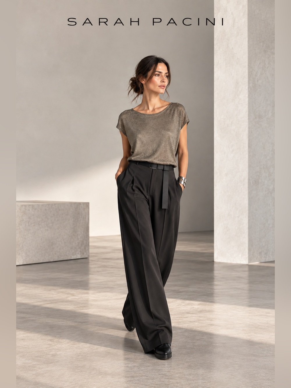 Sarah Pacini 🏛️- D Green Light knit lightly Golden